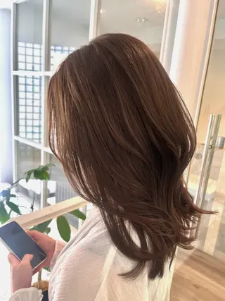 ミディアム MILIA所属・MILIA 古石　和奈のヘアスタイル