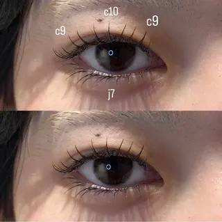 マツエク・マツパ NORA hinataのマツエク・マツパデザイン