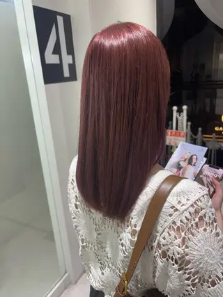 セミロング カラー 冨木 雄斗のヘアスタイル