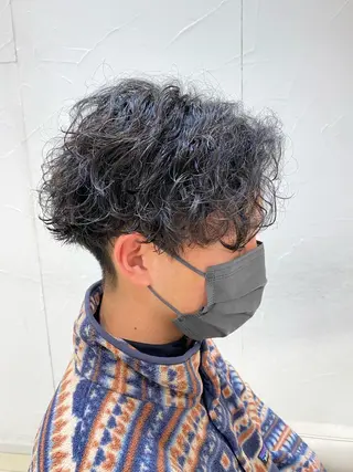 ショート パーマ メンズ メンズ特化型美容師 栗山勇人のヘアスタイル
