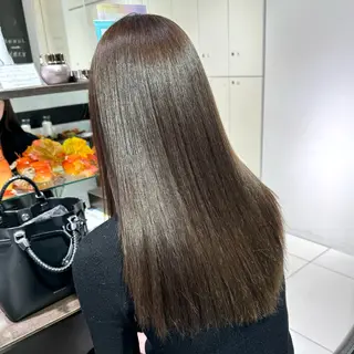 ロング カラー ヘアアレンジ ブリーチなしカラー /ベージュ/安形翔のヘアスタイル