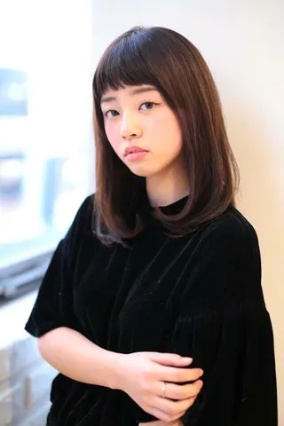 ミディアム 青木 大輔のヘアスタイル