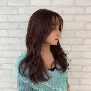 ロング カラー abilita AZUSAのヘアスタイル