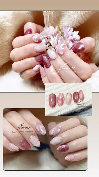 ネイル フルリール 【プライベートサロンのネイルデザイン