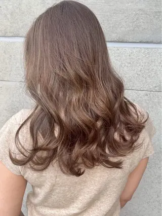 セミロング day＆night はるかのヘアスタイル