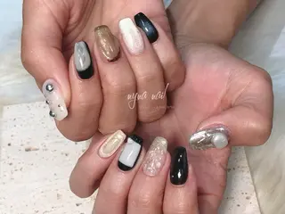 ネイル 長さ出し専門 nynaのネイルデザイン