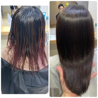 高難易度縮毛矯正　春日井　Soea(ソイア)所属・多久間 喬介のヘアスタイル