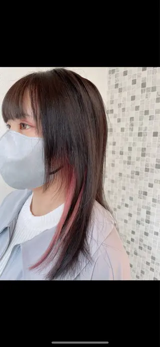 セミロング 髪質改善艶髪✂︎小寺 透明感カラーのヘアスタイル