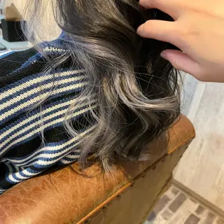 セミロング カラー 🌷L'oeuf 【ﾙﾌ】ホシカワ🌷のヘアスタイル