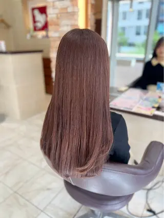 ロング 皆川 優奈のヘアスタイル