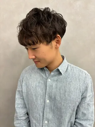 パーマ メンズ レイヤー/髪質改善 🩶KAITOのヘアスタイル