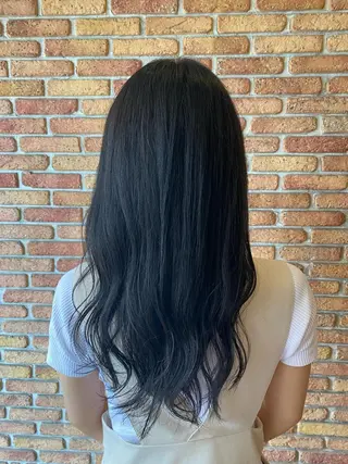 ロング カラー 林 美佑のヘアスタイル