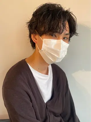 ミディアム パーマ メンズ ☀️Luana☀️ 公式/大通のヘアスタイル