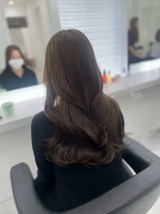 セミロング カラー 🌿透明感赤み消し Keishin🌿のヘアスタイル