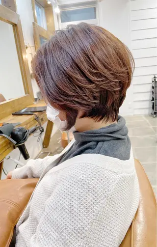 ショート newline銀座所属・👑銀座ショート/ 絶壁補正/金子涼👑のヘアスタイル