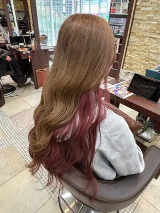 ロング 藤平 いぶきのヘアスタイル