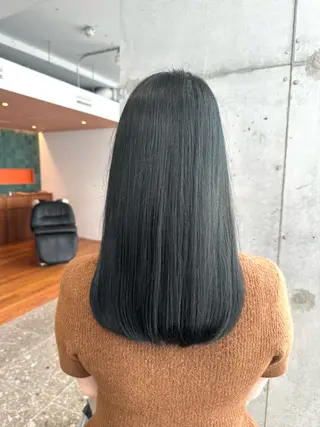 セミロング 金澤 花のヘアスタイル