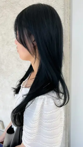 ロング カラー 椎葉 祐也のヘアスタイル