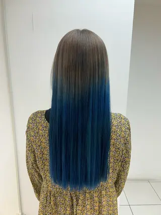 ロング カラー リオ💜ྀི カット無料💜ྀིのヘアスタイル