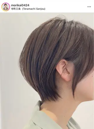 ショート 大阪美容室/ 梅田美容室/シモカワのヘアスタイル