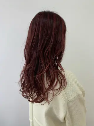 ロング カラー ハッシュカット/四条 烏丸/寺本弘樹のヘアスタイル