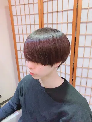 ヘアアレンジ メンズ beautism clock所属・韓国風🇰🇷うる艶 レイヤー/海青🫧のヘアスタイル