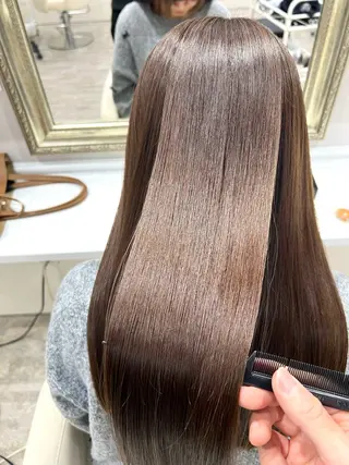 ロング カラー Realme  京都四条烏丸ドゥエby  yk所属・脱・パサつき髪/小塚 美容室難民の方はぜひのヘアスタイル