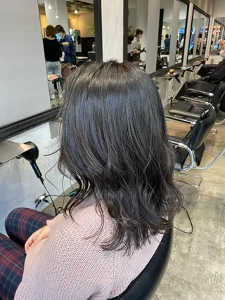 ミディアム カラー 増子 祐太朗のヘアスタイル