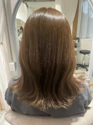 ミディアム INCE HAIR ひらい なつきのヘアスタイル