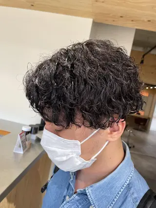 パーマ メンズ メンズブリーチカラー /パーマ ごーた立川のヘアスタイル