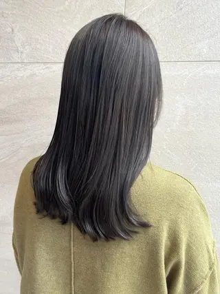 ミディアム カラー レイヤー,ボブ / 彩未のヘアスタイル