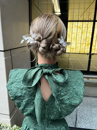 ミディアム ヘアアレンジ ⭐️ アユミ⭐️のヘアスタイル