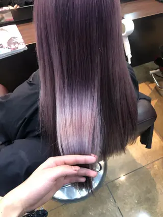 ロング カラー hina☺︎ 髪質改善/ストレートのヘアスタイル