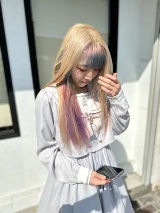 ミディアム ヘアテラス エムナラテンのヘアスタイル