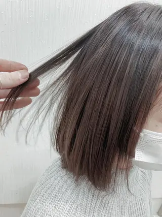 ミディアム カラー 🌿nudeカラー/ レイヤー/藤原🌿のヘアスタイル