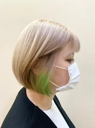 ショート カラー 板倉 花連 💌リピーター様へ↓のヘアスタイル