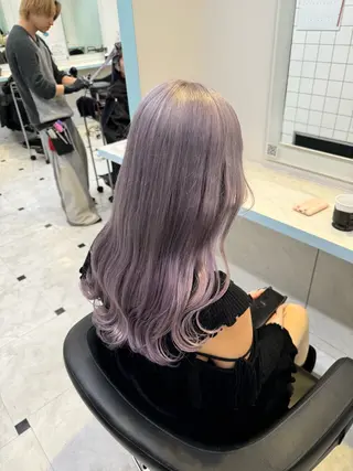 ロング カラー 暖色🩷透明感カラー ♡Maika♡のヘアスタイル