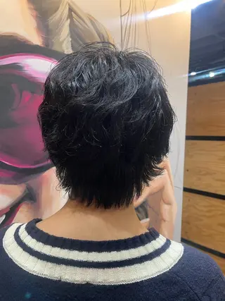 ミディアム カラー パーマ ヘアアレンジ メンズ キッズ ネイル マツエク・マツパ アイブロウ times salon名駅所属・久木原 ゆりのヘアスタイル