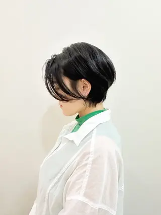 ショート newline銀座所属・👑銀座ショート/ 絶壁補正/金子涼👑のヘアスタイル