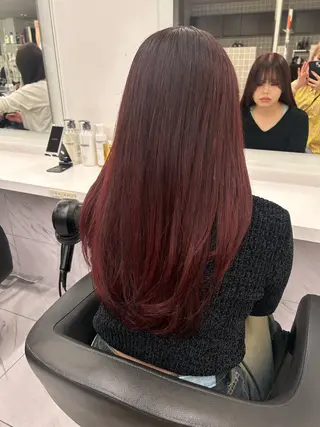 カラー 透明感ベージュ🤎 ナチュラルレイヤーのヘアスタイル