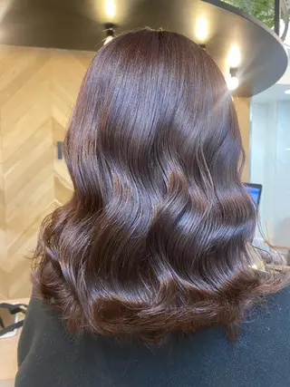 セミロング おおつき ありかのヘアスタイル