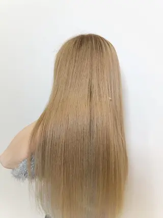 ロング カラー 加藤 利基のヘアスタイル