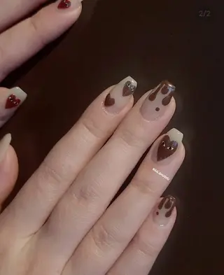 ネイル 3dパーツ/流行り 👧shushu❤️のネイルデザイン