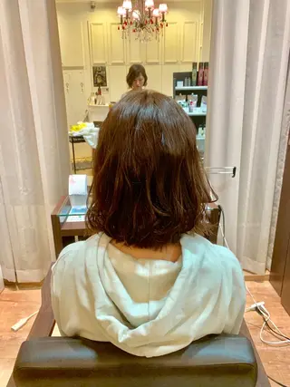 ミディアム march merryのヘアスタイル