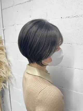 ショート ハイトーン/ダブル カラー/akihoのヘアスタイル