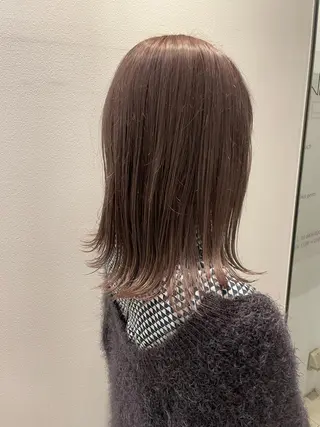 ミディアム カラー CiNEMA daikanyama所属・透明感カラー🫧 今泉健太のヘアスタイル