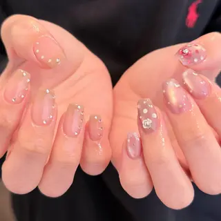 ネイル 🎀 Hiyubi._.nail 🫧所属・🎀フェイ フェイ🫧💗のネイルデザイン