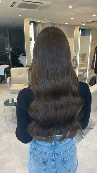 ロング カラー MIMA / 名駅/グレージュのヘアスタイル