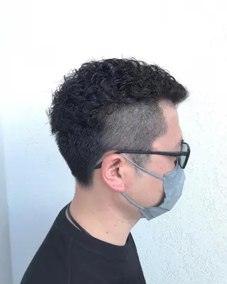 ショート パーマ メンズ SOL _Nakamuraのヘアスタイル