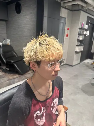 ショート ヘアアレンジ メンズ NEXT NEO所属・メンズヘア静岡 ✂︎Ryuheiのヘアスタイル